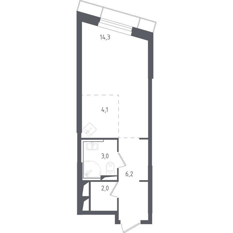 Apartment Sale, 29.86 sq. m. at Sputnik, Lipovoy Roschi Street, 1к4, derevnya Razdory, Odintsovskiy City District, Moscow Region, Russia #1 Apartment Sale, 29.86 sq. m. at Sputnik, Lipovoy Roschi Street, 1к4, derevnya Razdory, Odintsovskiy City District, Moscow Region, Russia #1