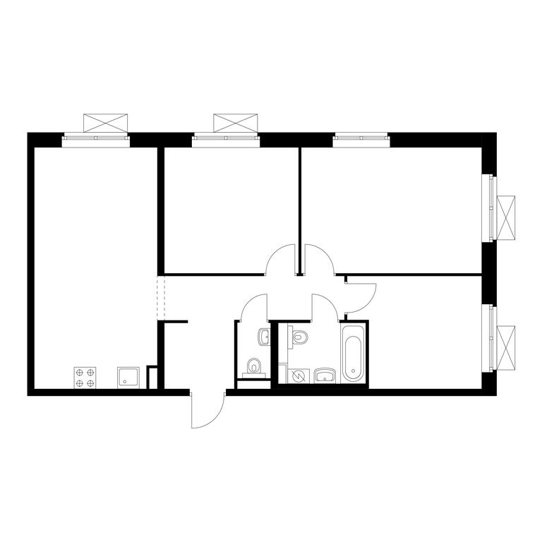 3-BD Apartment Sale, 78.5 sq. m. at Liublinskiy Park, Lyublinskaya Street, 78к2, Moscow, Russia #1 3-BD Apartment Sale, 78.5 sq. m. at Liublinskiy Park, Lyublinskaya Street, 78к2, Moscow, Russia #1