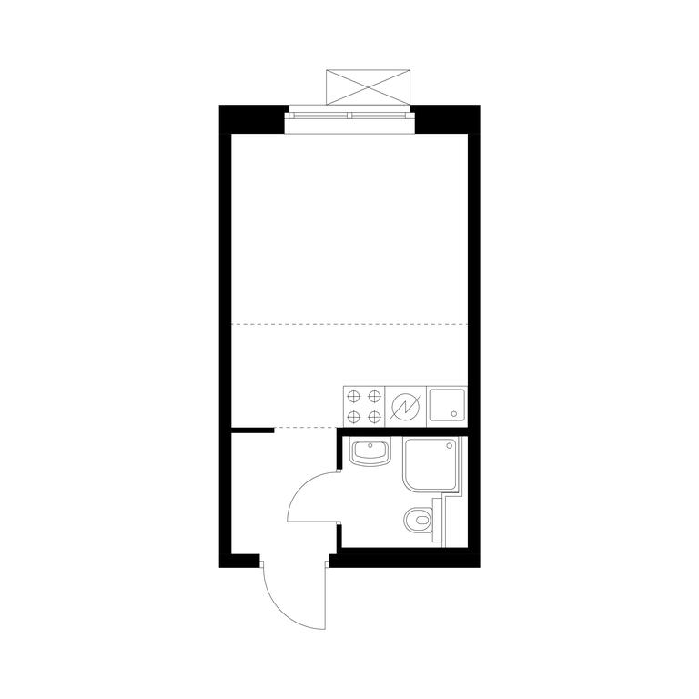 Apartment Sale, 19.8平方米 at Liublinskiy Park, Lyublinskaya Street, 78к2, Moscow, Russia #1