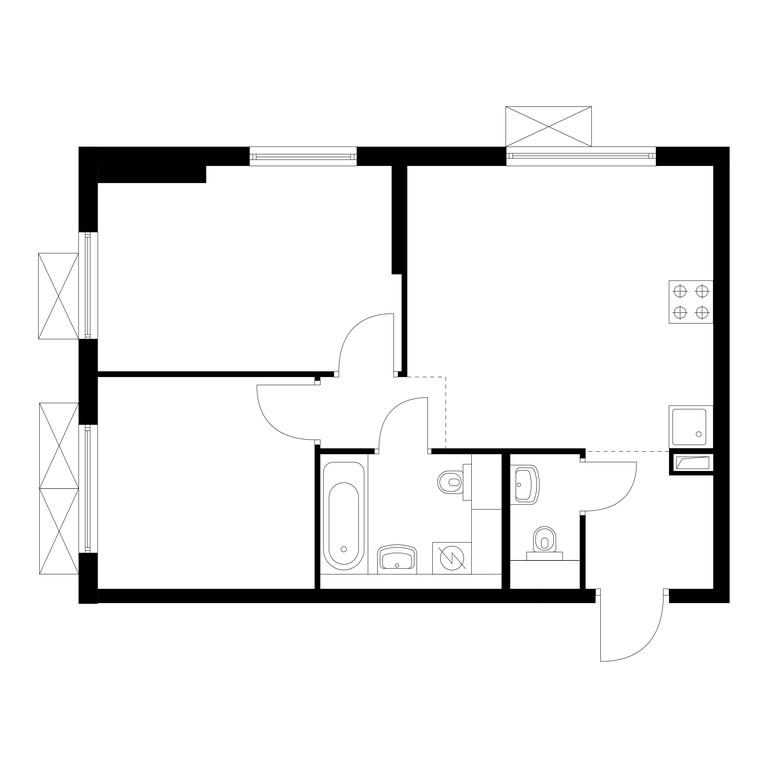 2-BD Apartment Sale, 47.3平方米 at Ilinskie Luga, Zapovednaya Street, 1, posyolok Ilyinskoye-Usovo, Krasnogorsk City District, Moscow Region, Russia #1 2-BD Apartment Sale, 47.3平方米 at Ilinskie Luga, Zapovednaya Street, 1, posyolok Ilyinskoye-Usovo, Krasnogorsk City District, Moscow Region, Russia #1