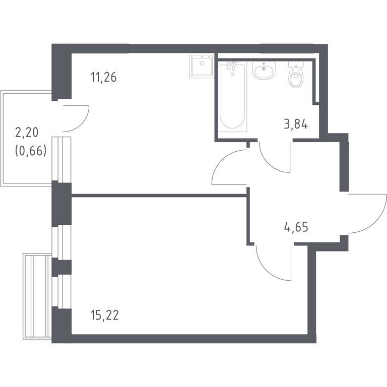 Apartment Sale, 35.3 sq. m. at Rublevskiy Kvartal, Laykovo Green Quarter, zhiloy kompleks Gorod-sobytiye Laykovo, selo Laykovo, Odintsovskiy City District, Moscow Region, Russia #1 Apartment Sale, 35.3 sq. m. at Rublevskiy Kvartal, Laykovo Green Quarter, zhiloy kompleks Gorod-sobytiye Laykovo, selo Laykovo, Odintsovskiy City District, Moscow Region, Russia #1