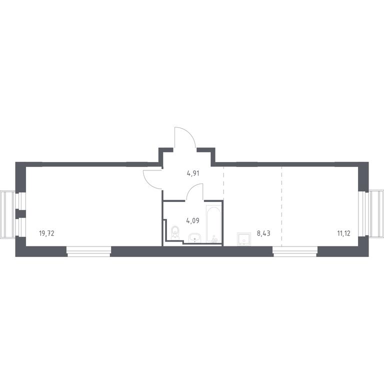 Apartment Sale, 47.3 sq. m. at Rublevskiy Kvartal, Laykovo Green Quarter, zhiloy kompleks Gorod-sobytiye Laykovo, selo Laykovo, Odintsovskiy City District, Moscow Region, Russia #1 Apartment Sale, 47.3 sq. m. at Rublevskiy Kvartal, Laykovo Green Quarter, zhiloy kompleks Gorod-sobytiye Laykovo, selo Laykovo, Odintsovskiy City District, Moscow Region, Russia #1