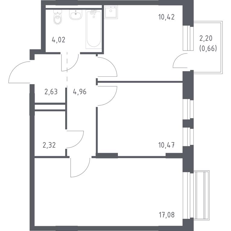 1-BD Apartment Sale, 51.7 sq. m. at Rublevskiy Kvartal, Laykovo Green Quarter, zhiloy kompleks Gorod-sobytiye Laykovo, selo Laykovo, Odintsovskiy City District, Moscow Region, Russia #1 1-BD Apartment Sale, 51.7 sq. m. at Rublevskiy Kvartal, Laykovo Green Quarter, zhiloy kompleks Gorod-sobytiye Laykovo, selo Laykovo, Odintsovskiy City District, Moscow Region, Russia #1