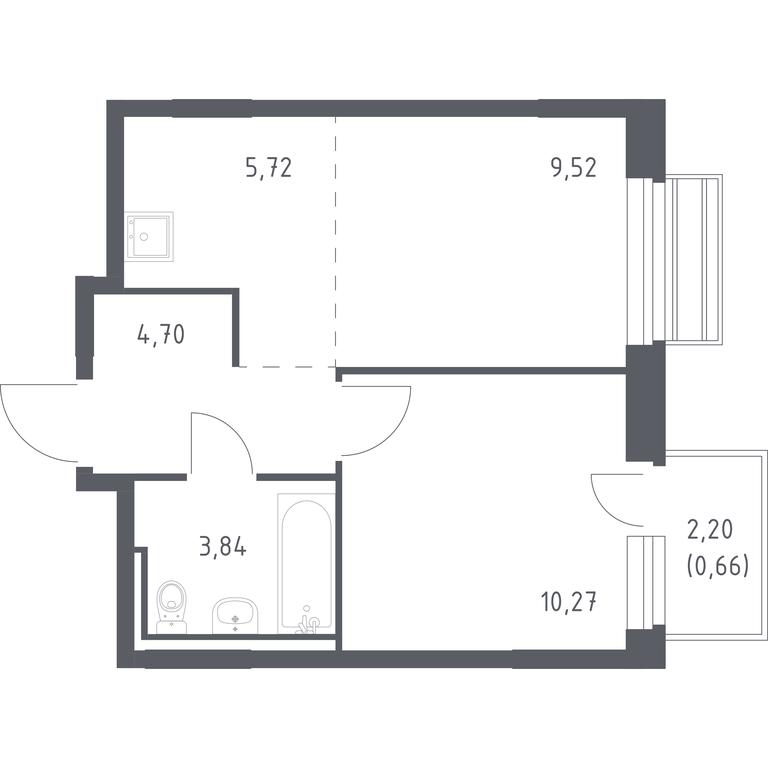 Apartment Sale, 34.1 sq. m. at Rublevskiy Kvartal, Laykovo Green Quarter, zhiloy kompleks Gorod-sobytiye Laykovo, selo Laykovo, Odintsovskiy City District, Moscow Region, Russia #1 Apartment Sale, 34.1 sq. m. at Rublevskiy Kvartal, Laykovo Green Quarter, zhiloy kompleks Gorod-sobytiye Laykovo, selo Laykovo, Odintsovskiy City District, Moscow Region, Russia #1
