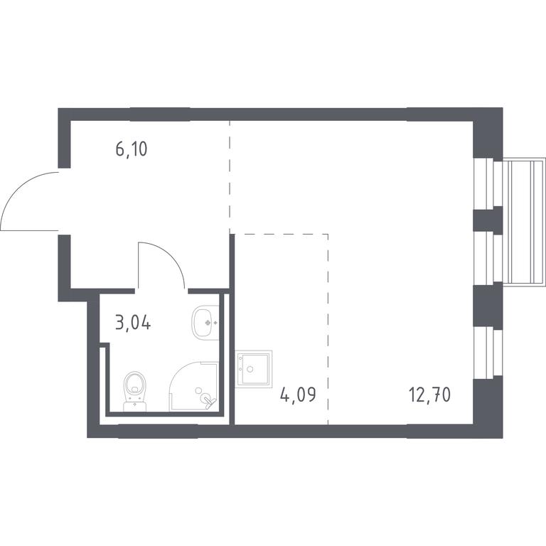 Apartment Sale, 25.6 sq. m. at Rublevskiy Kvartal, Laykovo Green Quarter, zhiloy kompleks Gorod-sobytiye Laykovo, selo Laykovo, Odintsovskiy City District, Moscow Region, Russia #1 Apartment Sale, 25.6 sq. m. at Rublevskiy Kvartal, Laykovo Green Quarter, zhiloy kompleks Gorod-sobytiye Laykovo, selo Laykovo, Odintsovskiy City District, Moscow Region, Russia #1