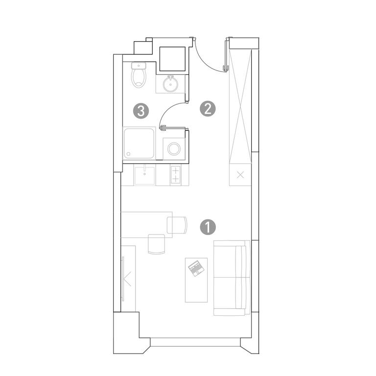 Apartment Sale, 25.9 sq. m. at Very, Botanicheskaya Street, 29, Moscow, Russia #1