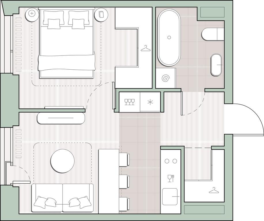 1-BD Apartment Sale, 35.6平方米 at Sreda na Lobachevskogo, Ochakovskoye Highway, Moscow, Russia #1