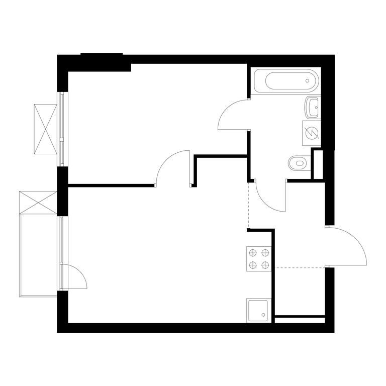 1-BD Apartment Sale, 37.1 sq. m. at Ilinskie Luga, Zapovednaya Street, 1, posyolok Ilyinskoye-Usovo, Krasnogorsk City District, Moscow Region, Russia #1 1-BD Apartment Sale, 37.1 sq. m. at Ilinskie Luga, Zapovednaya Street, 1, posyolok Ilyinskoye-Usovo, Krasnogorsk City District, Moscow Region, Russia #1
