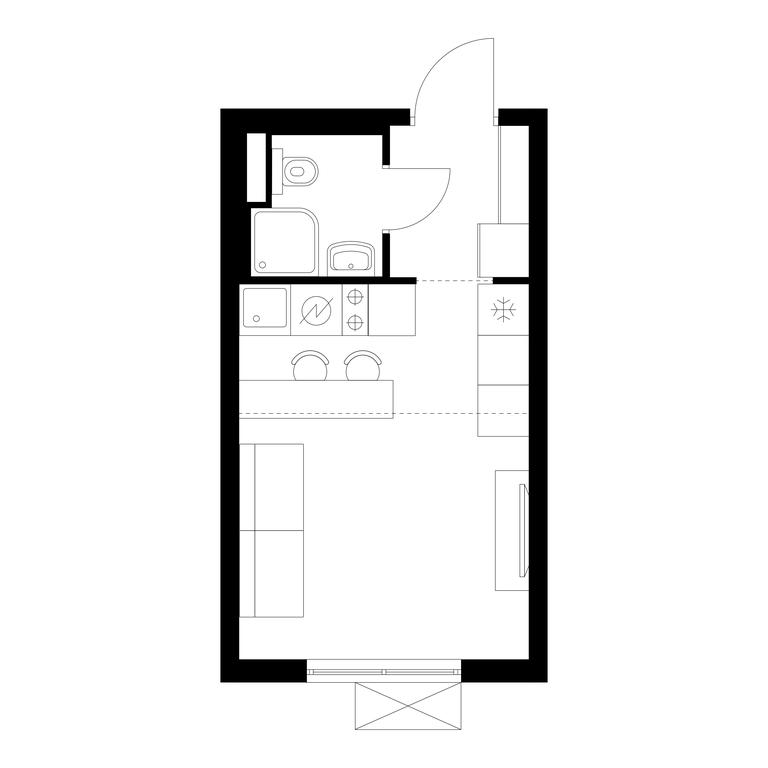 Apartment Sale, 20.1 sq. m. at Volzhskiy Park, 1st Grayvoronovsky Drive, 3с11, Moscow, Russia #1