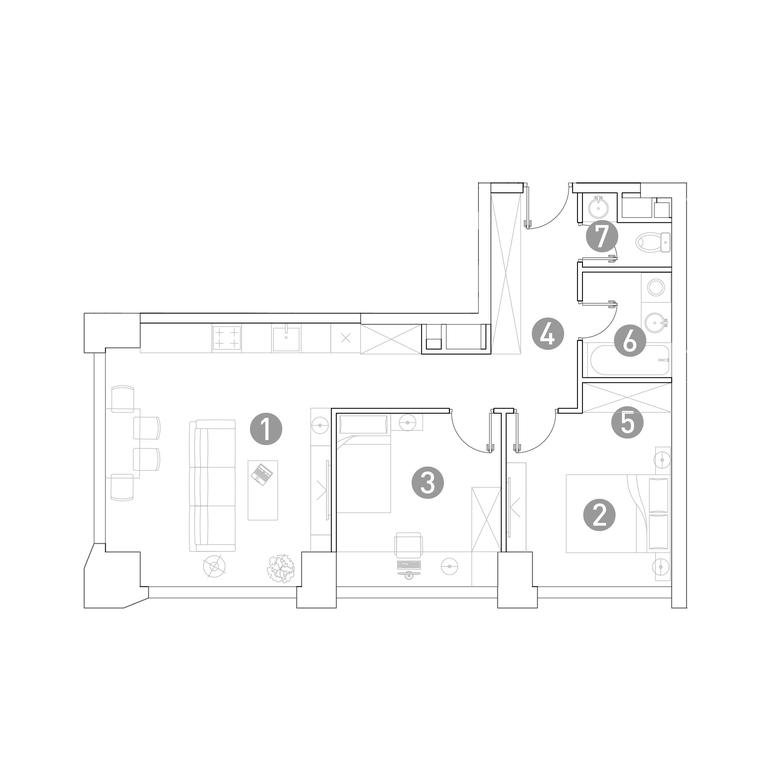 2-BD Apartment Sale, 65 sq. m. at Very, Botanicheskaya Street, 29, Moscow, Russia #1 2-BD Apartment Sale, 65 sq. m. at Very, Botanicheskaya Street, 29, Moscow, Russia #1