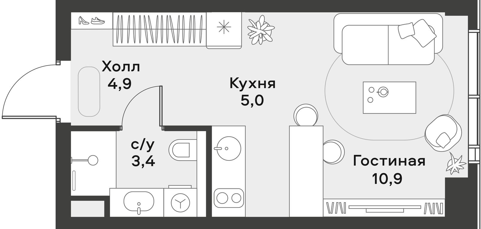 Apartment Sale, 24.2 sq. m. at Alia, Lyotnaya Street, 95Бк2, Moscow, Russia #1 Apartment Sale, 24.2 sq. m. at Alia, Lyotnaya Street, 95Бк2, Moscow, Russia #1