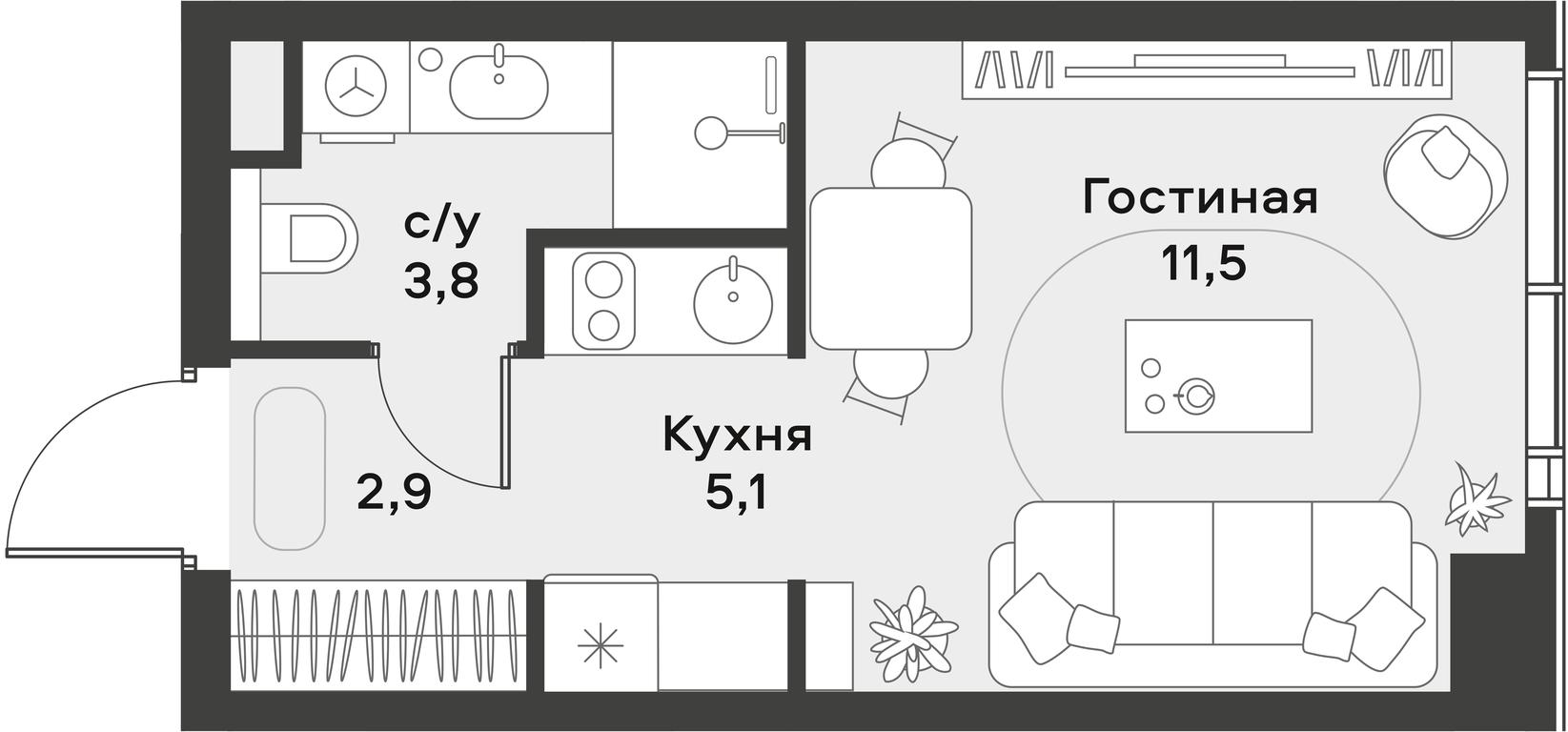 Apartment Sale, 23.3 sq. m. at Alia, Lyotnaya Street, 95Бк2, Moscow, Russia #1 Apartment Sale, 23.3 sq. m. at Alia, Lyotnaya Street, 95Бк2, Moscow, Russia #1