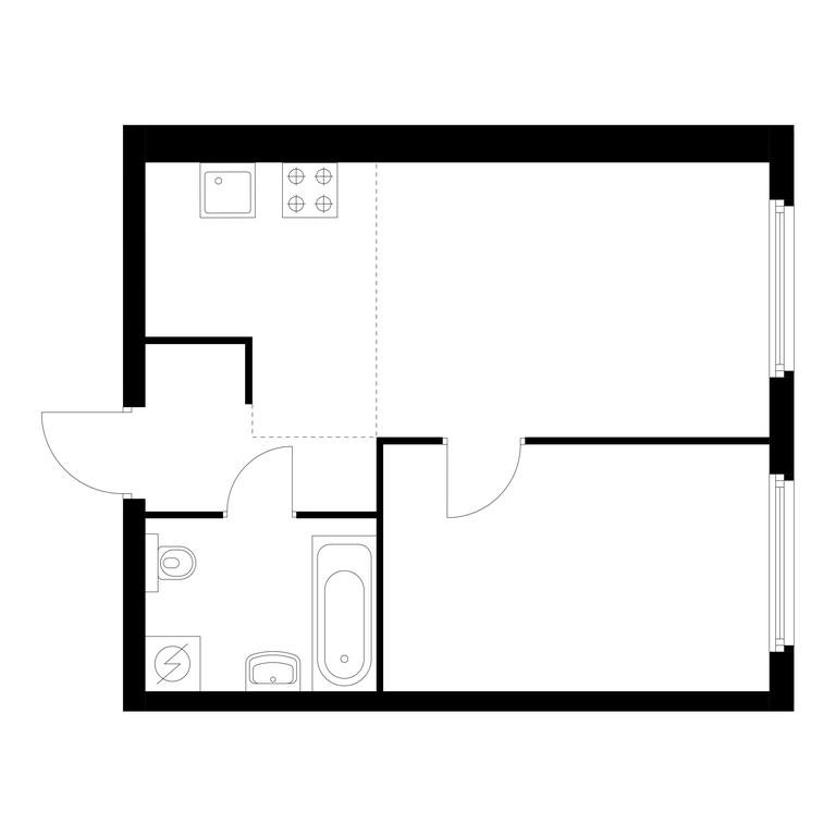 1-BD Apartment Sale, 38.4平方米 at Barklaya 6, Barklaya Street, 6, Moscow, Russia #1 1-BD Apartment Sale, 38.4平方米 at Barklaya 6, Barklaya Street, 6, Moscow, Russia #1