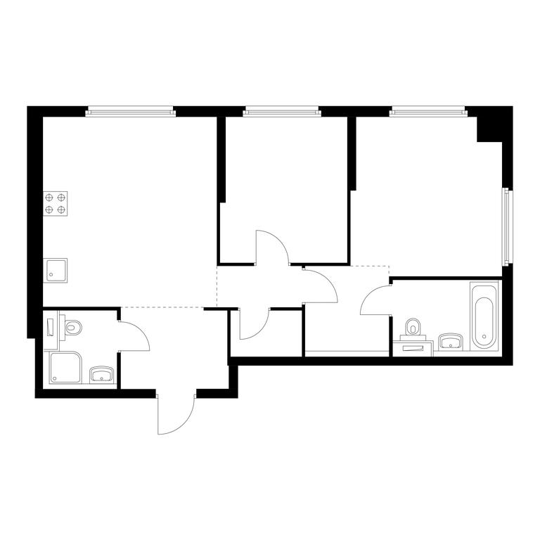 2-BD Apartment Sale, 65.8平方米 at Barklaya 6, Barklaya Street, 6, Moscow, Russia #1 2-BD Apartment Sale, 65.8平方米 at Barklaya 6, Barklaya Street, 6, Moscow, Russia #1