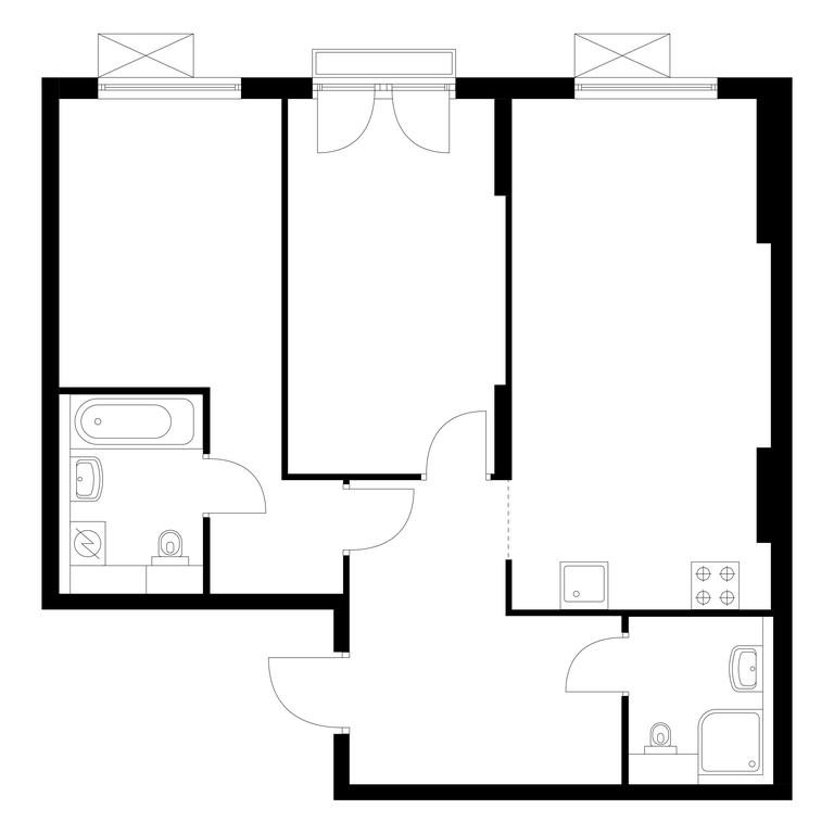 2-BD Apartment Sale, 64.2 sq. m. at Ilinskie Luga, Zapovednaya Street, 1, posyolok Ilyinskoye-Usovo, Krasnogorsk City District, Moscow Region, Russia #1 2-BD Apartment Sale, 64.2 sq. m. at Ilinskie Luga, Zapovednaya Street, 1, posyolok Ilyinskoye-Usovo, Krasnogorsk City District, Moscow Region, Russia #1