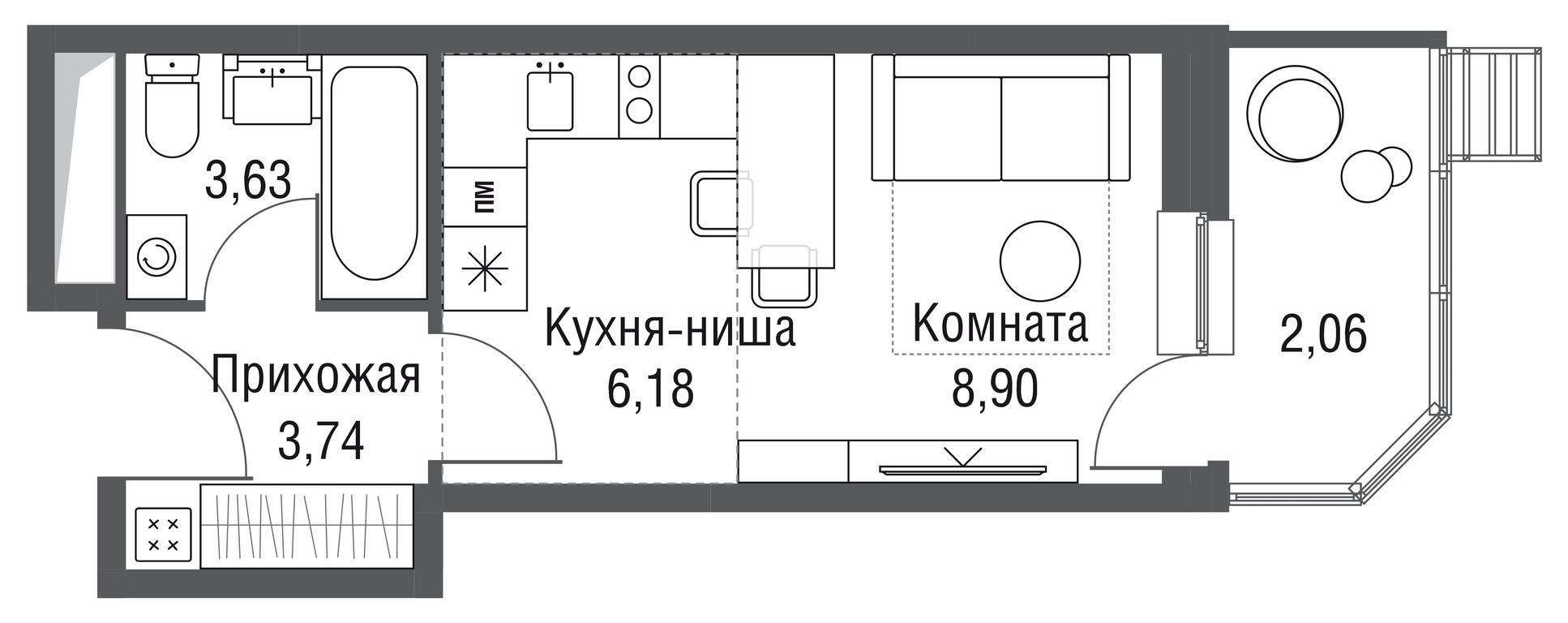 Apartment Sale, 24.51平方米 at Odinburg, Severnaya Street, 11, Odintsovo, Moscow Region, Russia #2 Apartment Sale, 24.51平方米 at Odinburg, Severnaya Street, 11, Odintsovo, Moscow Region, Russia #2