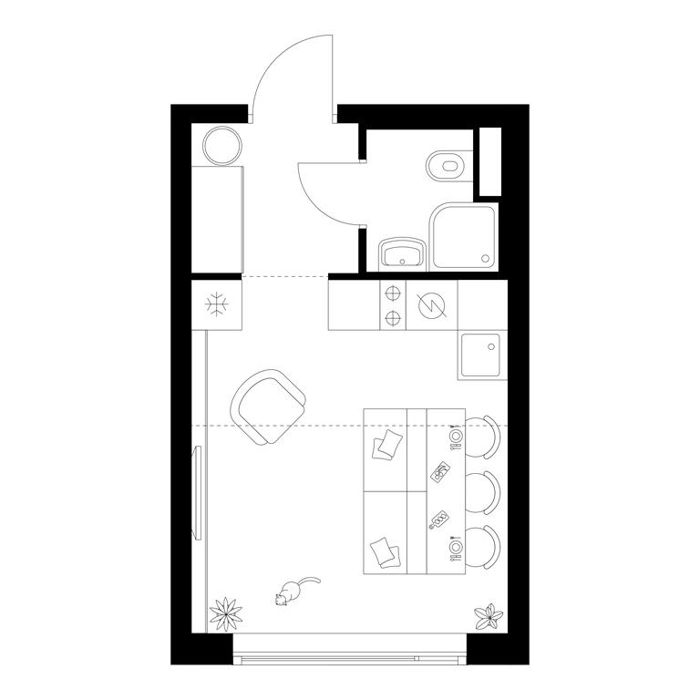 Apartment Sale, 20.6 sq. m. at Irtyshskiy Kvartal, 2nd Irtyshsky Drive, Moscow, Russia #1 Apartment Sale, 20.6 sq. m. at Irtyshskiy Kvartal, 2nd Irtyshsky Drive, Moscow, Russia #1