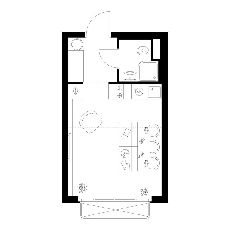 Apartment Sale, 21.6 sq. m. at Irtyshskiy Kvartal, 2nd Irtyshsky Drive, Moscow, Russia #1 Apartment Sale, 21.6 sq. m. at Irtyshskiy Kvartal, 2nd Irtyshsky Drive, Moscow, Russia #1