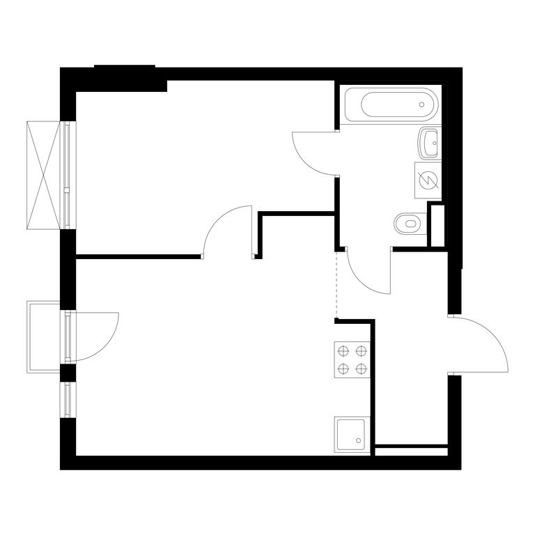 1-BD Apartment Sale, 36.8 sq. m. at Ilinskie Luga, Zapovednaya Street, 1, posyolok Ilyinskoye-Usovo, Krasnogorsk City District, Moscow Region, Russia #1 1-BD Apartment Sale, 36.8 sq. m. at Ilinskie Luga, Zapovednaya Street, 1, posyolok Ilyinskoye-Usovo, Krasnogorsk City District, Moscow Region, Russia #1