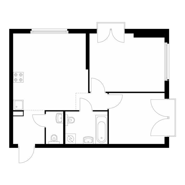 2-BD Apartment Sale, 56平方米 at Barklaya 6, Barklaya Street, 6, Moscow, Russia #1 2-BD Apartment Sale, 56平方米 at Barklaya 6, Barklaya Street, 6, Moscow, Russia #1