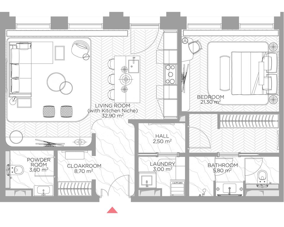 1-BD Apartment Sale, 78.6 sq. m. at Nicole, Nikolskaya Street, 8/1с1, Moscow, Russia #1 1-BD Apartment Sale, 78.6 sq. m. at Nicole, Nikolskaya Street, 8/1с1, Moscow, Russia #1