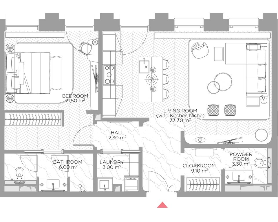 1-BD Apartment Sale, 78.7 sq. m. at Nicole, Nikolskaya Street, 8/1с1, Moscow, Russia #1 1-BD Apartment Sale, 78.7 sq. m. at Nicole, Nikolskaya Street, 8/1с1, Moscow, Russia #1