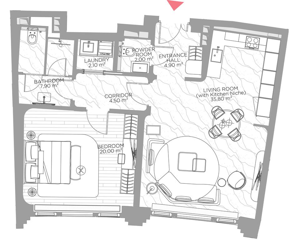 1-BD Apartment Sale, 75.9 sq. m. at Nicole, Nikolskaya Street, 8/1с1, Moscow, Russia #1 1-BD Apartment Sale, 75.9 sq. m. at Nicole, Nikolskaya Street, 8/1с1, Moscow, Russia #1