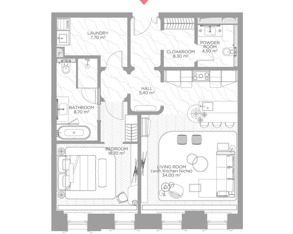 1-BD Apartment Sale, 90.1 sq. m. at Nicole, Nikolskaya Street, 8/1с1, Moscow, Russia #1 1-BD Apartment Sale, 90.1 sq. m. at Nicole, Nikolskaya Street, 8/1с1, Moscow, Russia #1