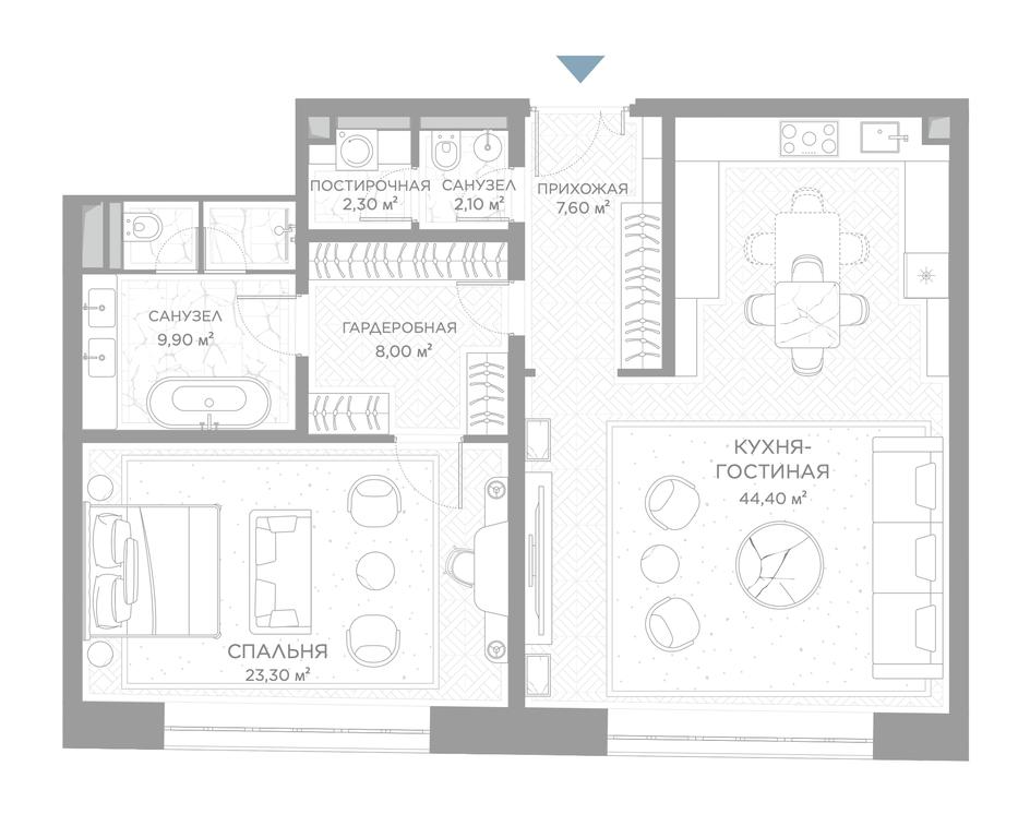 1-BD Apartment Sale, 100.1平方米 at Nicole, Nikolskaya Street, 8/1с1, Moscow, Russia #1 1-BD Apartment Sale, 100.1平方米 at Nicole, Nikolskaya Street, 8/1с1, Moscow, Russia #1