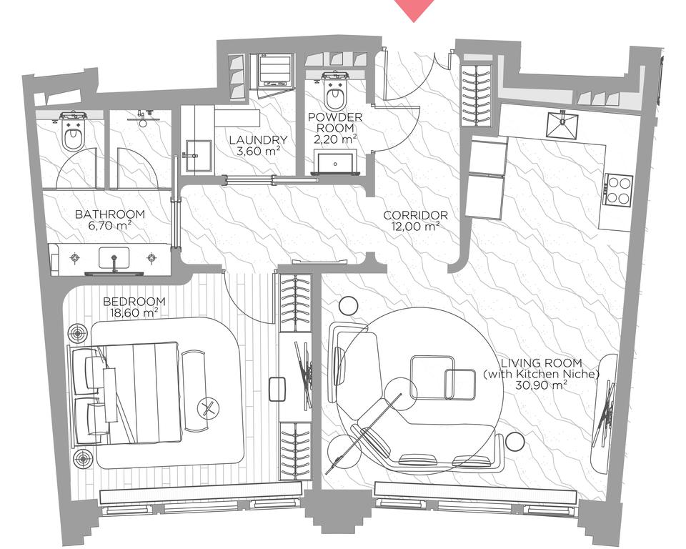 1-BD Apartment Sale, 75.5 sq. m. at Nicole, Nikolskaya Street, 8/1с1, Moscow, Russia #1 1-BD Apartment Sale, 75.5 sq. m. at Nicole, Nikolskaya Street, 8/1с1, Moscow, Russia #1