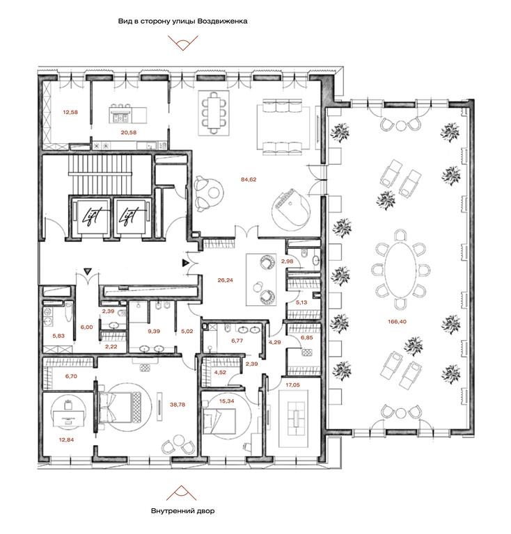 Продажа 3-комн. квартиры, 436,6 м² в ЖК «LUCE», Крестовоздвиженский переулок, 4, Москва, Россия #1 Продажа 3-комн. квартиры, 436,6 м² в ЖК «LUCE», Крестовоздвиженский переулок, 4, Москва, Россия #1