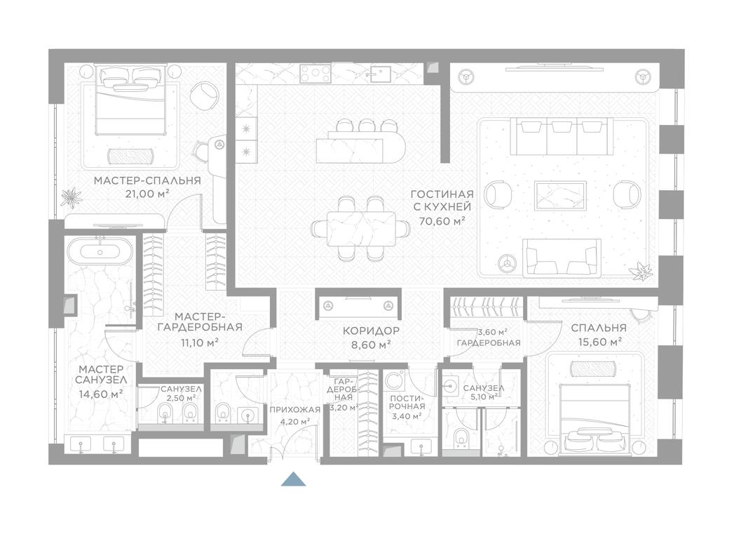 2-BD Apartment Sale, 165.2 sq. m. at Nicole, Nikolskaya Street, 8/1с1, Moscow, Russia #1 2-BD Apartment Sale, 165.2 sq. m. at Nicole, Nikolskaya Street, 8/1с1, Moscow, Russia #1
