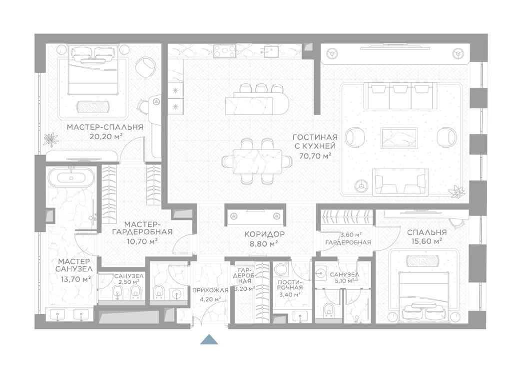 2-BD Apartment Sale, 162.9 sq. m. at Nicole, Nikolskaya Street, 8/1с1, Moscow, Russia #1 2-BD Apartment Sale, 162.9 sq. m. at Nicole, Nikolskaya Street, 8/1с1, Moscow, Russia #1
