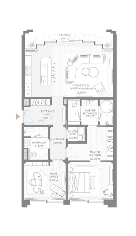 2-BD Apartment Sale, 151平方米 at Nicole, Nikolskaya Street, 8/1с1, Moscow, Russia #1 2-BD Apartment Sale, 151平方米 at Nicole, Nikolskaya Street, 8/1с1, Moscow, Russia #1