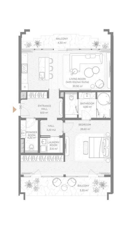 1-BD Apartment Sale, 136.6平方米 at Nicole, Nikolskaya Street, 8/1с1, Moscow, Russia #1 1-BD Apartment Sale, 136.6平方米 at Nicole, Nikolskaya Street, 8/1с1, Moscow, Russia #1