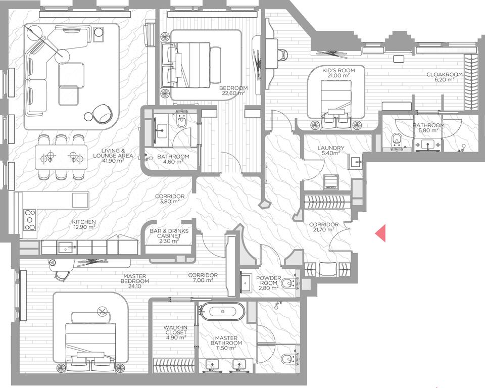 3-BD Apartment Sale, 198.9 sq. m. at Nicole, Nikolskaya Street, 8/1с1, Moscow, Russia #1 3-BD Apartment Sale, 198.9 sq. m. at Nicole, Nikolskaya Street, 8/1с1, Moscow, Russia #1