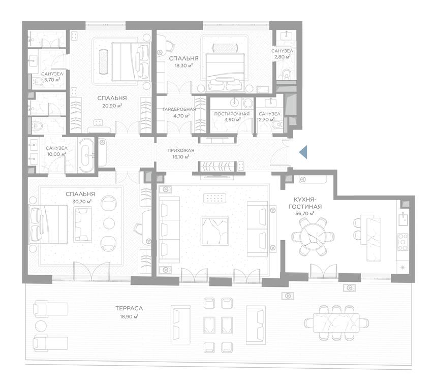 3-BD Apartment Sale, 192.7平方米 at Nicole, Nikolskaya Street, 8/1с1, Moscow, Russia #1 3-BD Apartment Sale, 192.7平方米 at Nicole, Nikolskaya Street, 8/1с1, Moscow, Russia #1