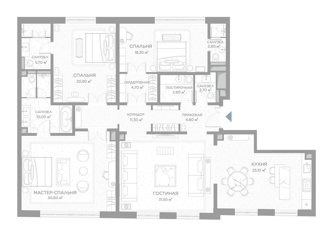 Продажа 2-комн. квартиры, 175 м² в ЖК «Nicole», Никольская улица, 8/1с1, Москва, Россия #1 Продажа 2-комн. квартиры, 175 м² в ЖК «Nicole», Никольская улица, 8/1с1, Москва, Россия #1