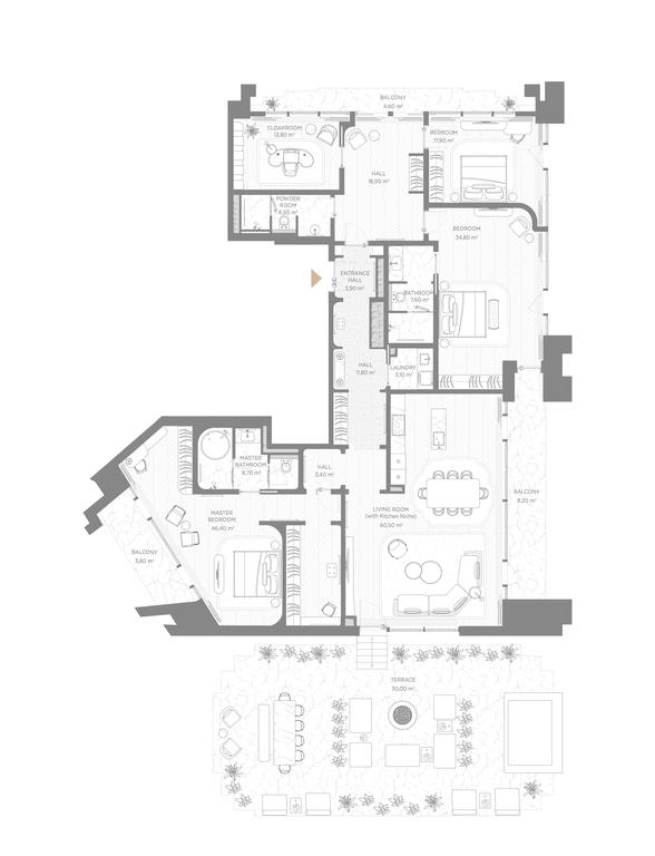 Продажа 3-комн. квартиры, 272,3 м² в ЖК «Nicole», Никольская улица, 8/1с1, Москва, Россия #1 Продажа 3-комн. квартиры, 272,3 м² в ЖК «Nicole», Никольская улица, 8/1с1, Москва, Россия #1