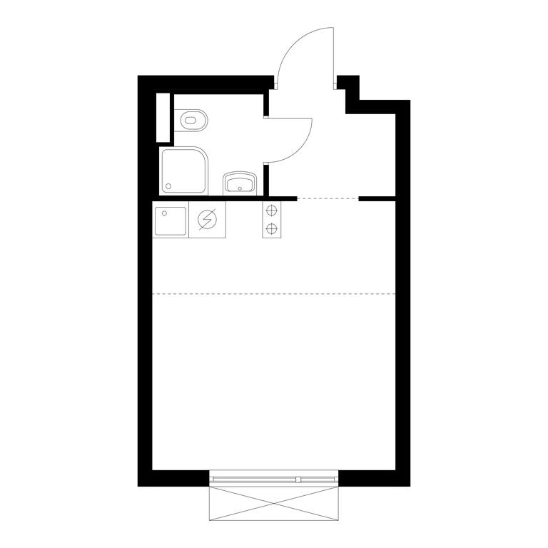 Apartment Sale, 23.3平方米 at Ilinskie Luga, Zapovednaya Street, 1, posyolok Ilyinskoye-Usovo, Krasnogorsk City District, Moscow Region, Russia #1 Apartment Sale, 23.3平方米 at Ilinskie Luga, Zapovednaya Street, 1, posyolok Ilyinskoye-Usovo, Krasnogorsk City District, Moscow Region, Russia #1