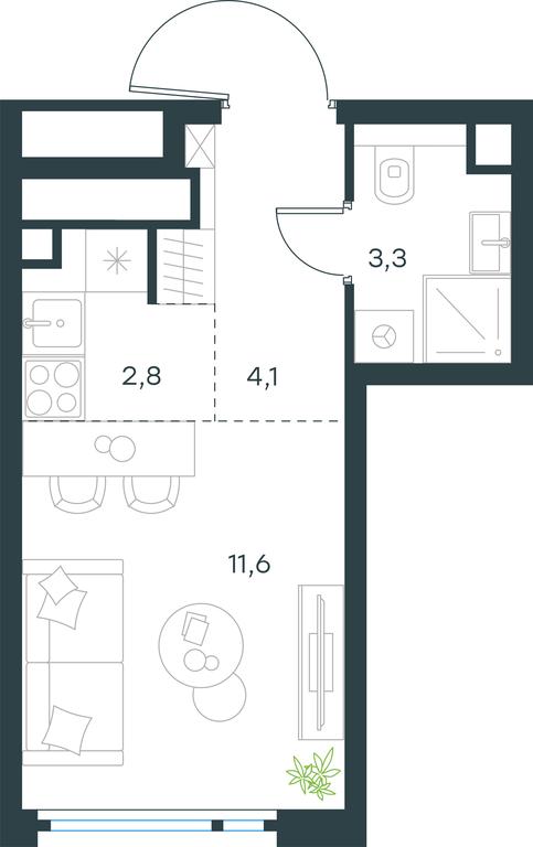 Продажа квартиры, 21,8 м² в ЖК «Левел Нижегородская», Перовское шоссе, 21с1, Москва, Россия #1 Продажа квартиры, 21,8 м² в ЖК «Левел Нижегородская», Перовское шоссе, 21с1, Москва, Россия #1
