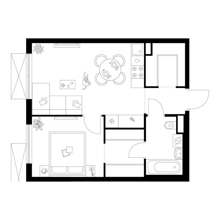 1-BD Apartment Sale, 41.1 sq. m. at Kavkazskiy Bulvar 51, Kavkazsky Boulevard, 51с3, Moscow, Russia #1 1-BD Apartment Sale, 41.1 sq. m. at Kavkazskiy Bulvar 51, Kavkazsky Boulevard, 51с3, Moscow, Russia #1