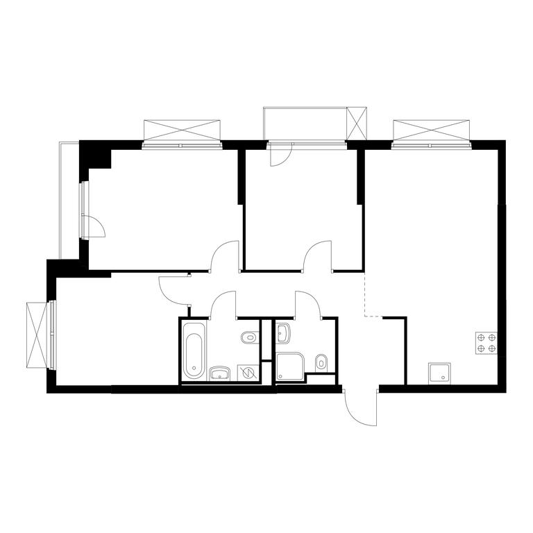 3-BD Apartment Sale, 73.4平方米 at Ilinskie Luga, Zapovednaya Street, 1, posyolok Ilyinskoye-Usovo, Krasnogorsk City District, Moscow Region, Russia #1 3-BD Apartment Sale, 73.4平方米 at Ilinskie Luga, Zapovednaya Street, 1, posyolok Ilyinskoye-Usovo, Krasnogorsk City District, Moscow Region, Russia #1