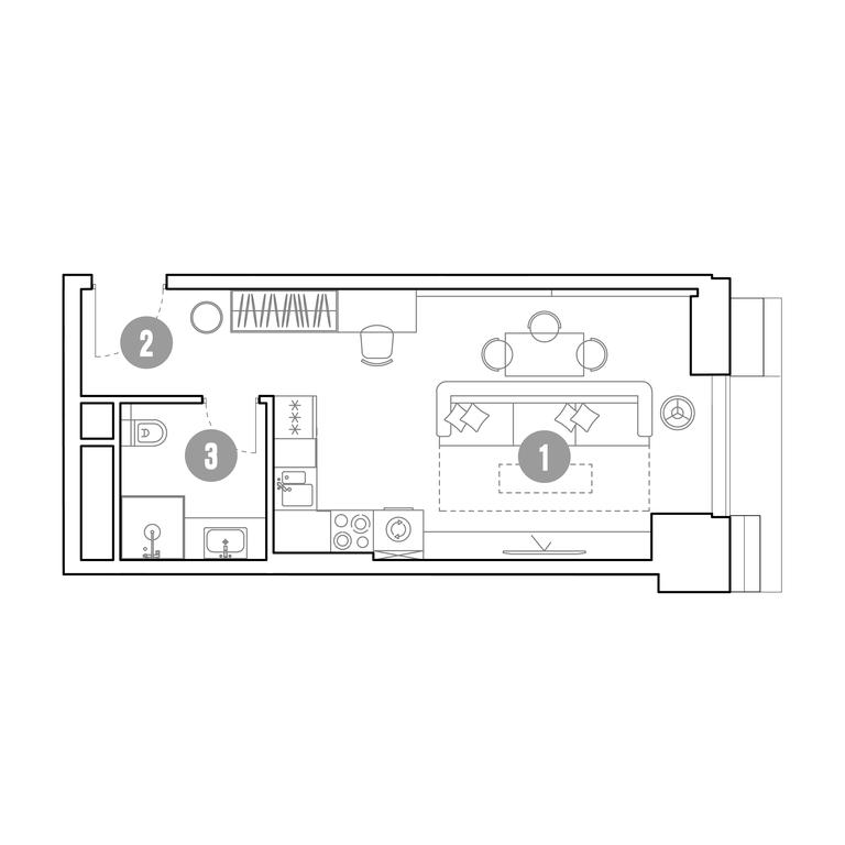 Apartment Sale, 31 sq. m. at Mirapolis, Mira Avenue, 222Ас9, Moscow, Russia #2