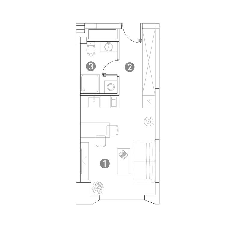 Apartment Sale, 25.8 sq. m. at Very, Botanicheskaya Street, 29, Moscow, Russia #1 Apartment Sale, 25.8 sq. m. at Very, Botanicheskaya Street, 29, Moscow, Russia #1