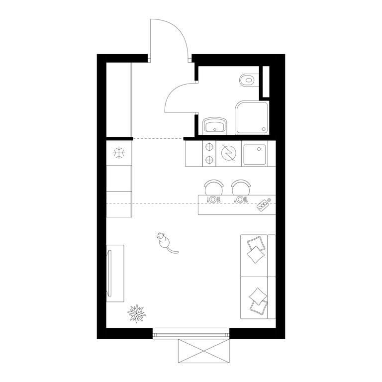 Apartment Sale, 23.5 sq. m. at Salarevo Park, Salaryevskaya Street, 8к1, Moskovskiy Settlement, Moscow, Russia #1