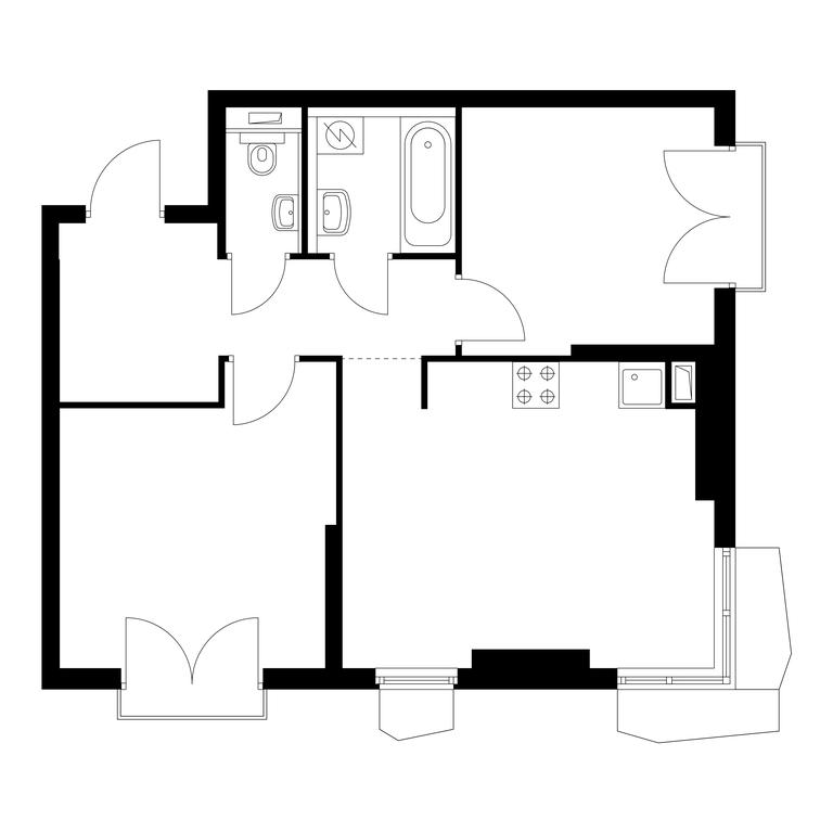2-BD Apartment Sale, 53.3 sq. m. at Holland Park, Volokolamskoye Highway, 71/13к1, Moscow, Russia #2 2-BD Apartment Sale, 53.3 sq. m. at Holland Park, Volokolamskoye Highway, 71/13к1, Moscow, Russia #2