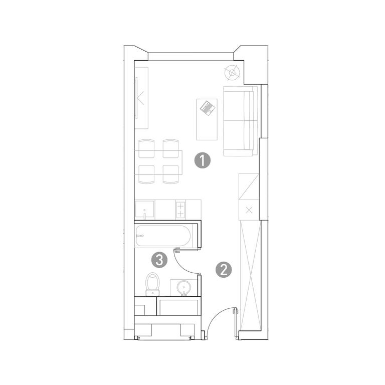 Apartment Sale, 26.4 sq. m. at Very, Botanicheskaya Street, 29, Moscow, Russia #1 Apartment Sale, 26.4 sq. m. at Very, Botanicheskaya Street, 29, Moscow, Russia #1