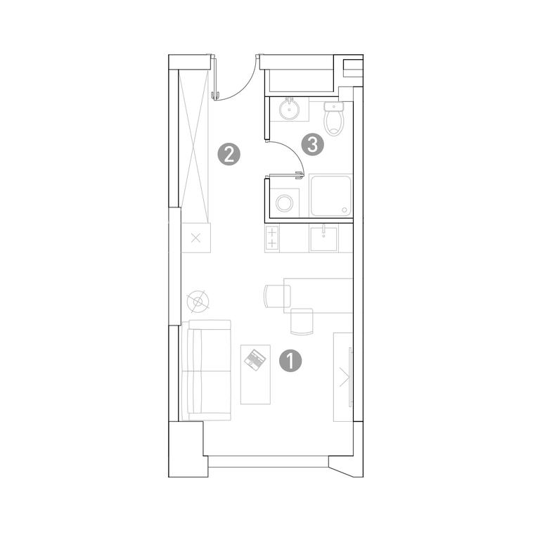 Apartment Sale, 25.9 sq. m. at Very, Botanicheskaya Street, 29, Moscow, Russia #1 Apartment Sale, 25.9 sq. m. at Very, Botanicheskaya Street, 29, Moscow, Russia #1