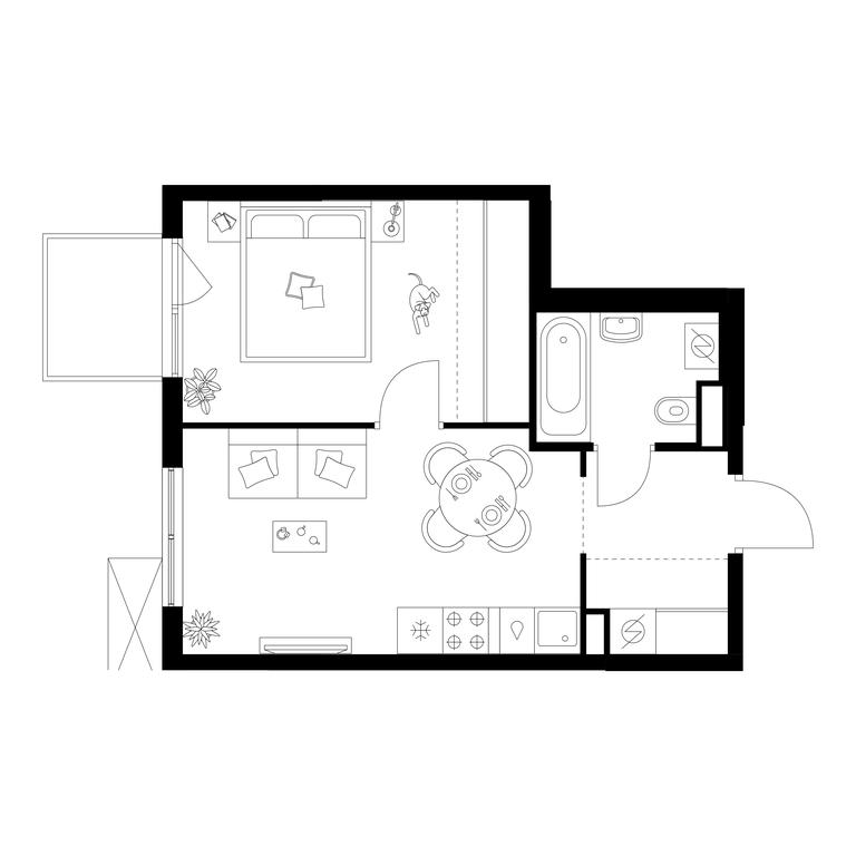 1-BD Apartment Sale, 37平方米 at Kavkazskiy Bulvar 51, Kavkazsky Boulevard, 51с3, Moscow, Russia #1 1-BD Apartment Sale, 37平方米 at Kavkazskiy Bulvar 51, Kavkazsky Boulevard, 51с3, Moscow, Russia #1